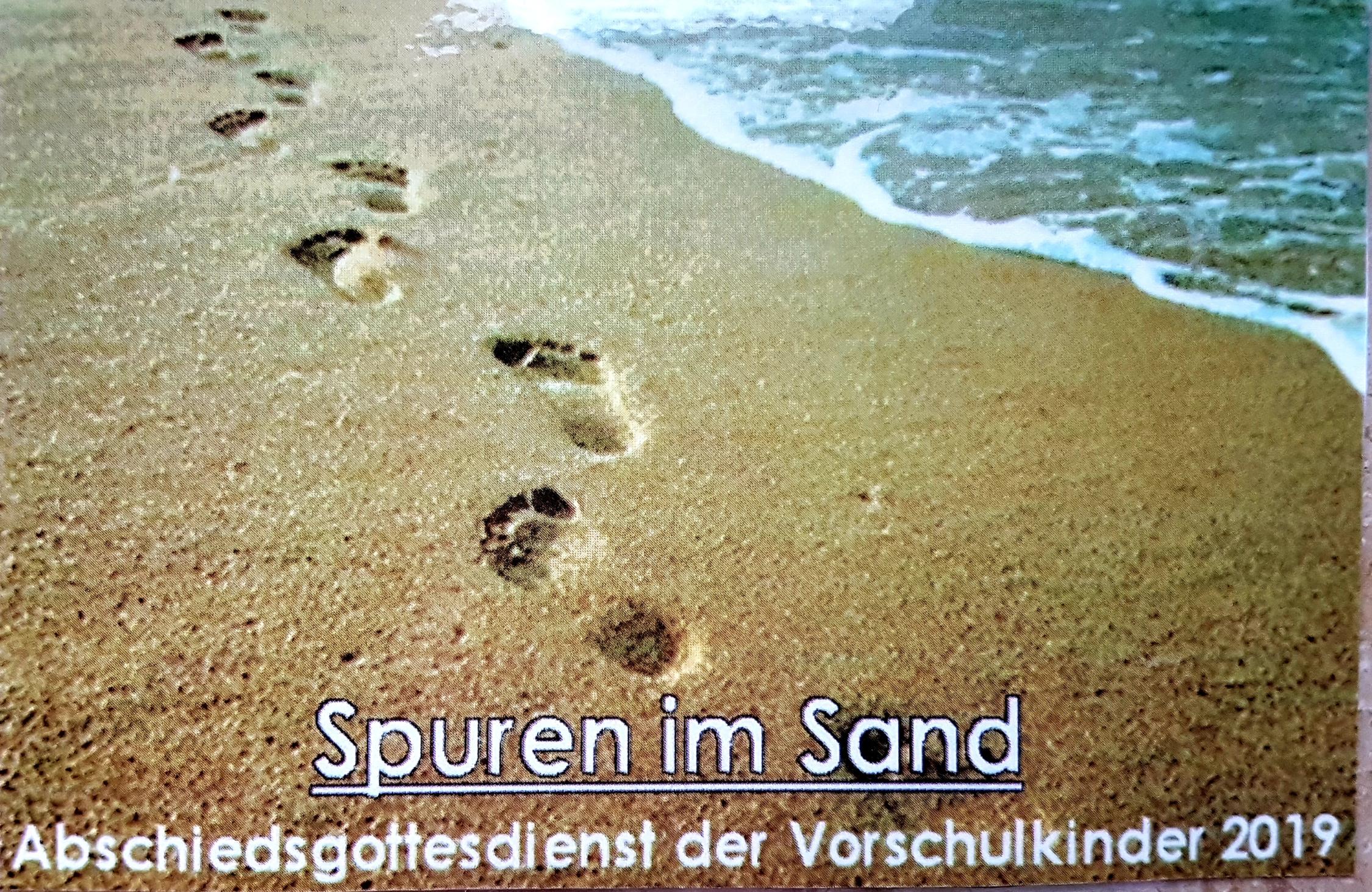 Spuren im Sand