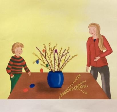 Bedeutung des Osterstrauchs und der Ostereier